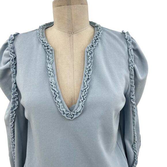 Generation Love Evelyn Sweater Sweatshirt Light Blue Size Small - Picture 3 of 13